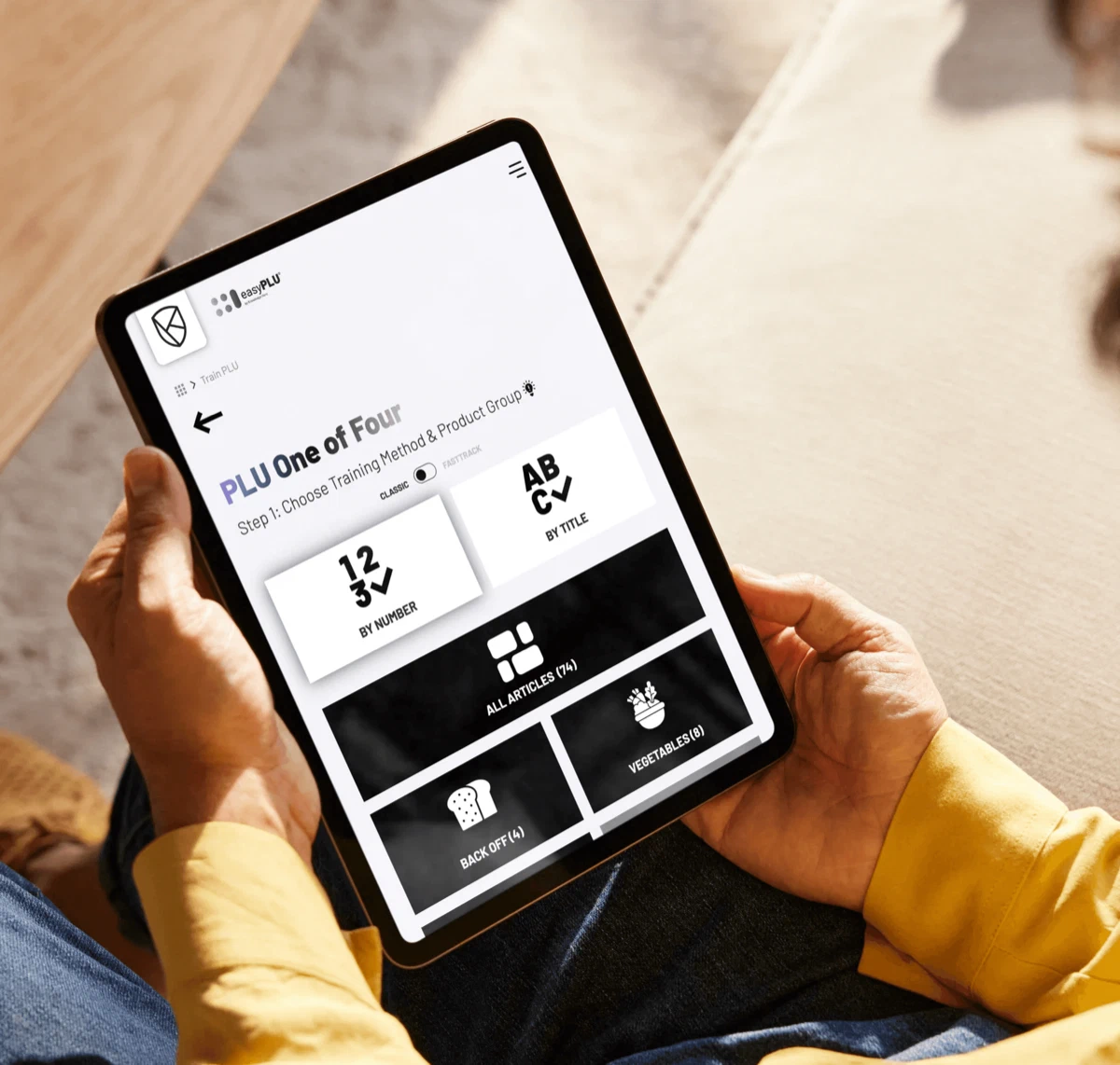 easyPLU®: Individual learning modes