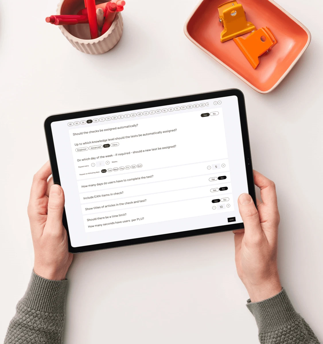 easyPLU®: Automated test assignments