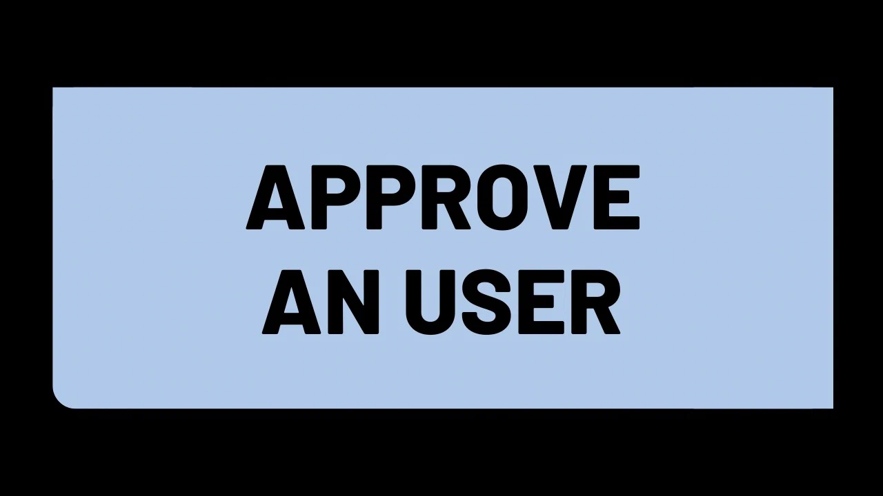 Video: Neue User freischalten