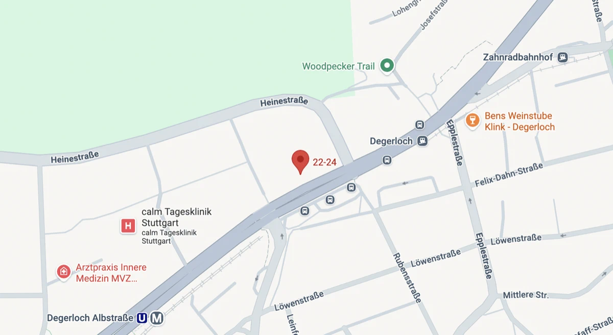 Karte: Löffelstraße 22–24, 70597 Stuttgart